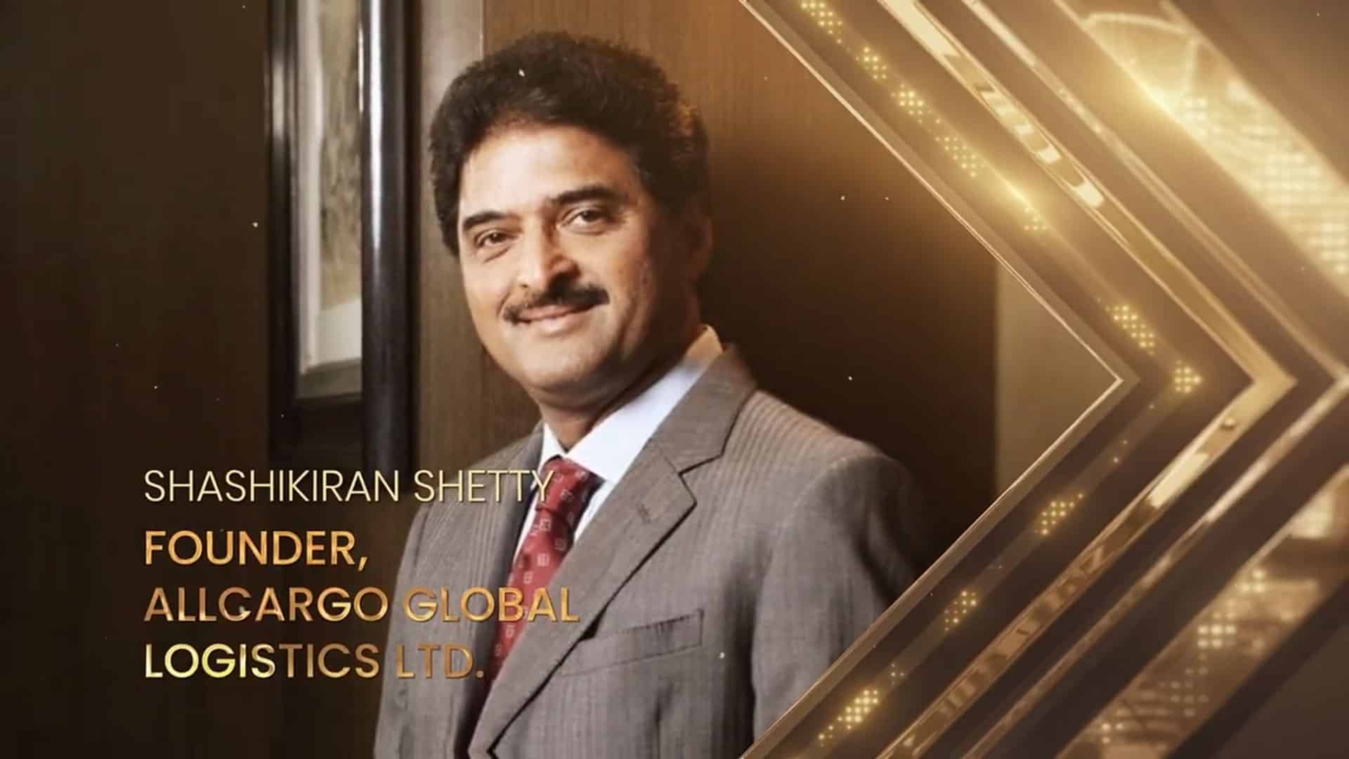 Felicitating Mr. Shashi Kiran Shetty, a pioneer of global logistics and heartfelt leadership