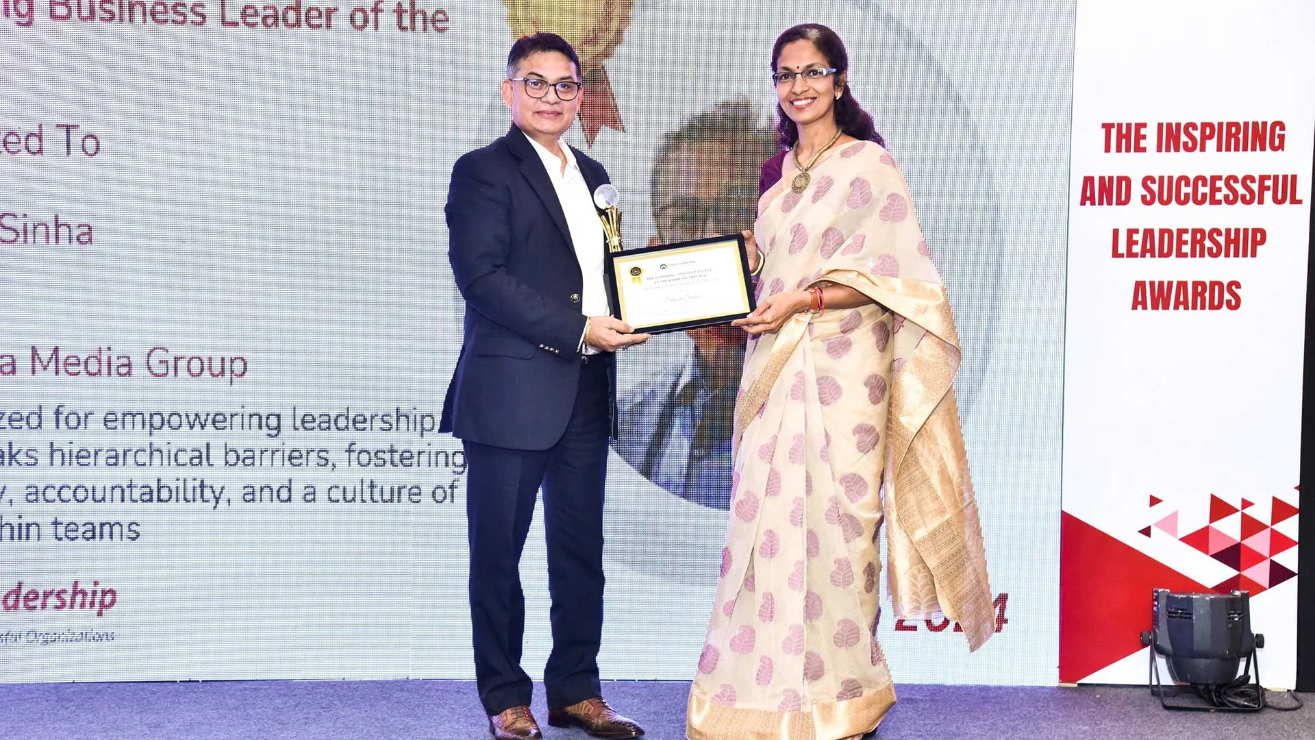 inspiring and successful leadership awards - Shashi Sinha